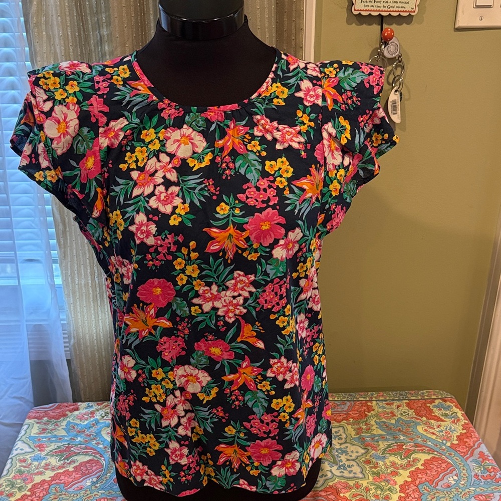 J. Crew Floral Blouse 🌺 🌼